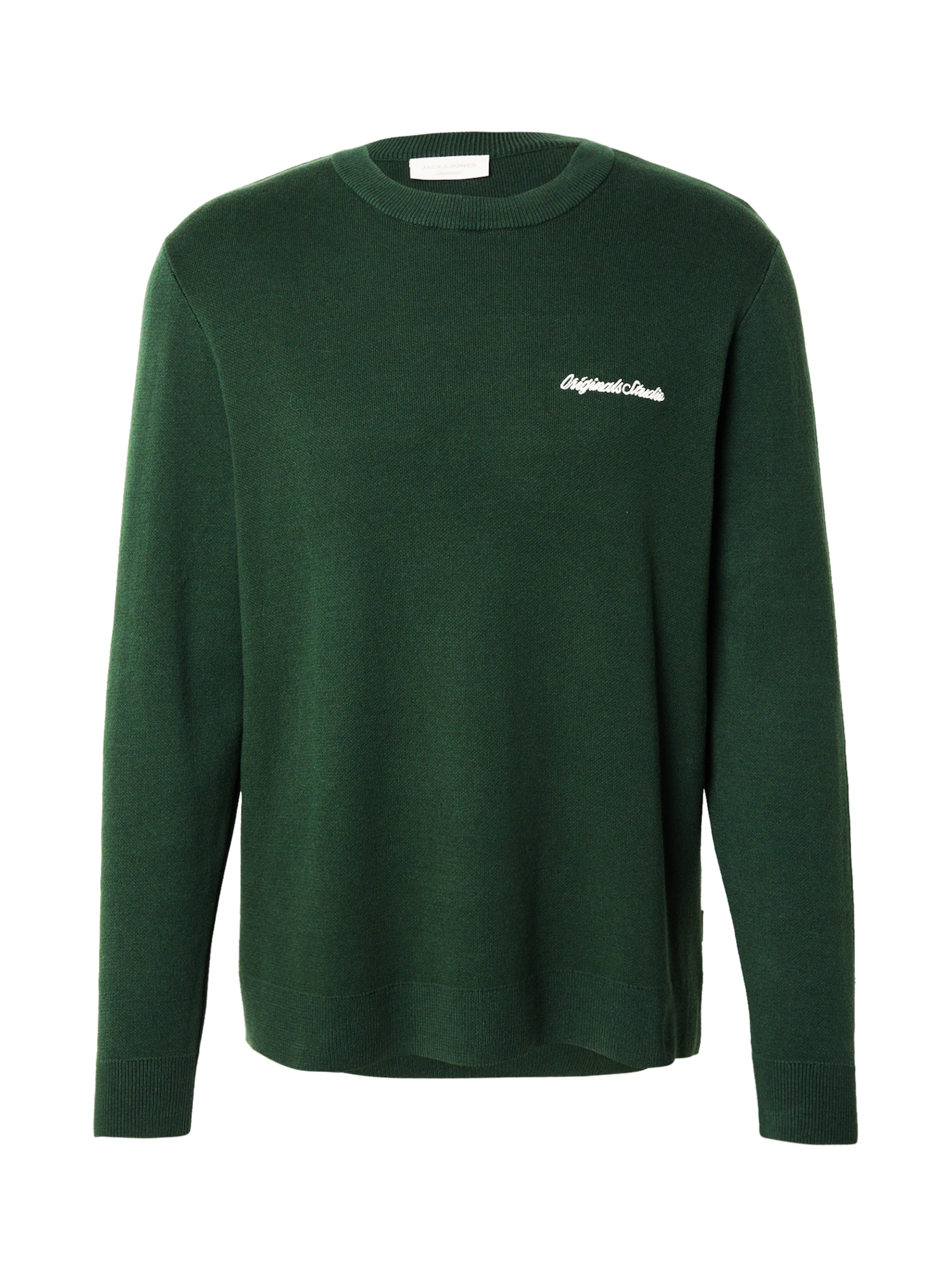 JACK & JONES Πουλόβερ 'JORNORREBRO' σε πράσινο: μπροστά