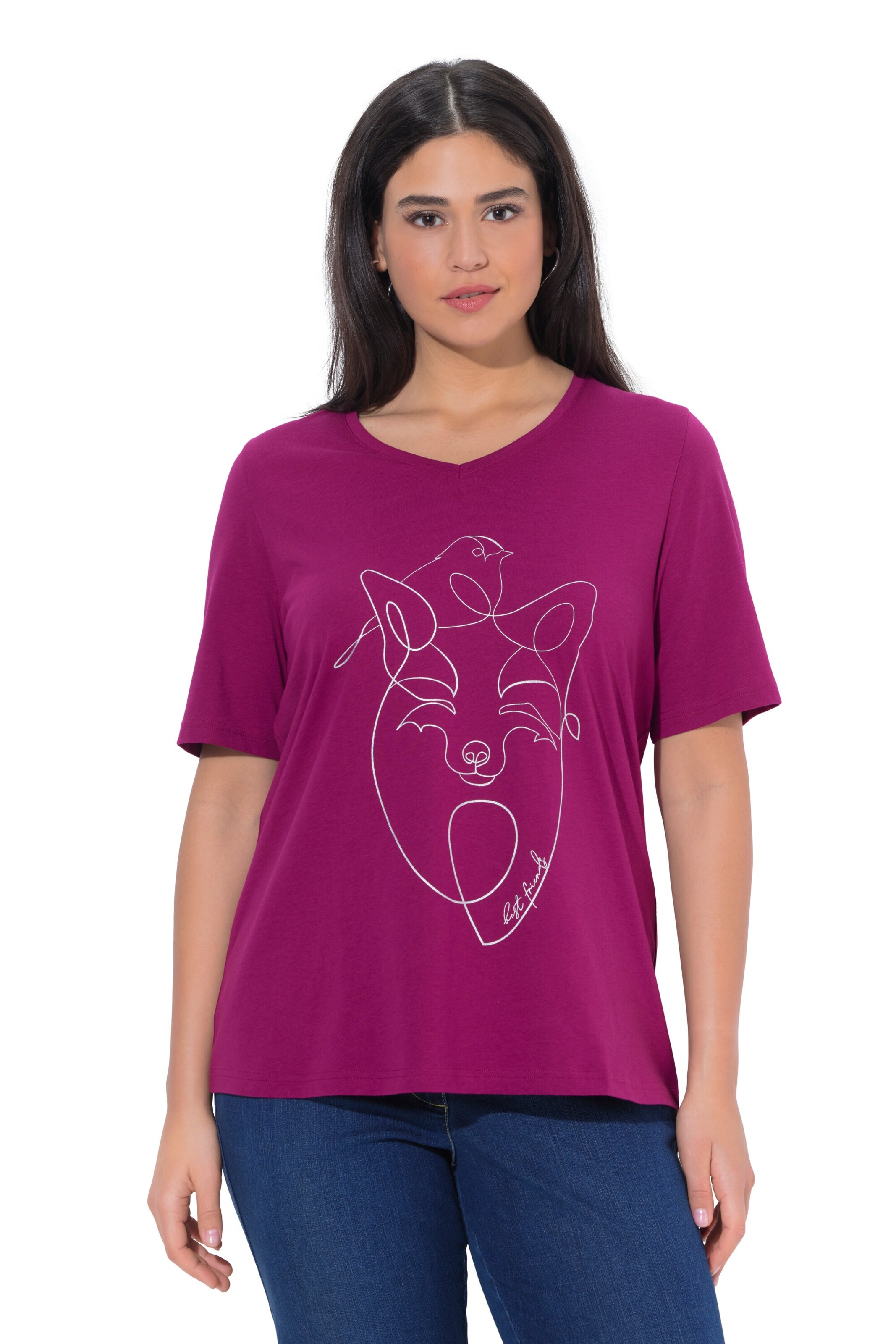 Ulla Popken Shirt in Red: front