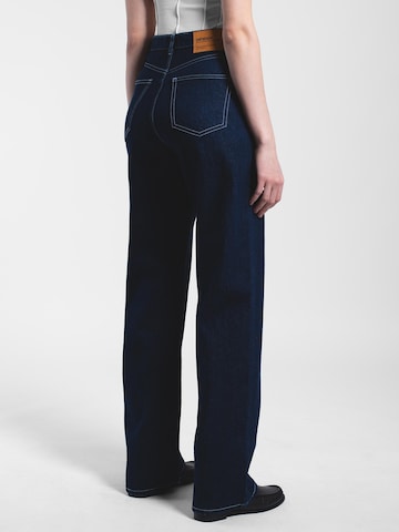 Dr. Denim Regular Jeans 'Echo High Straight' in Blauw
