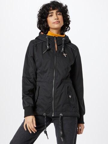 Ragwear Between-Seasons Parka 'DANKA' in Black: front