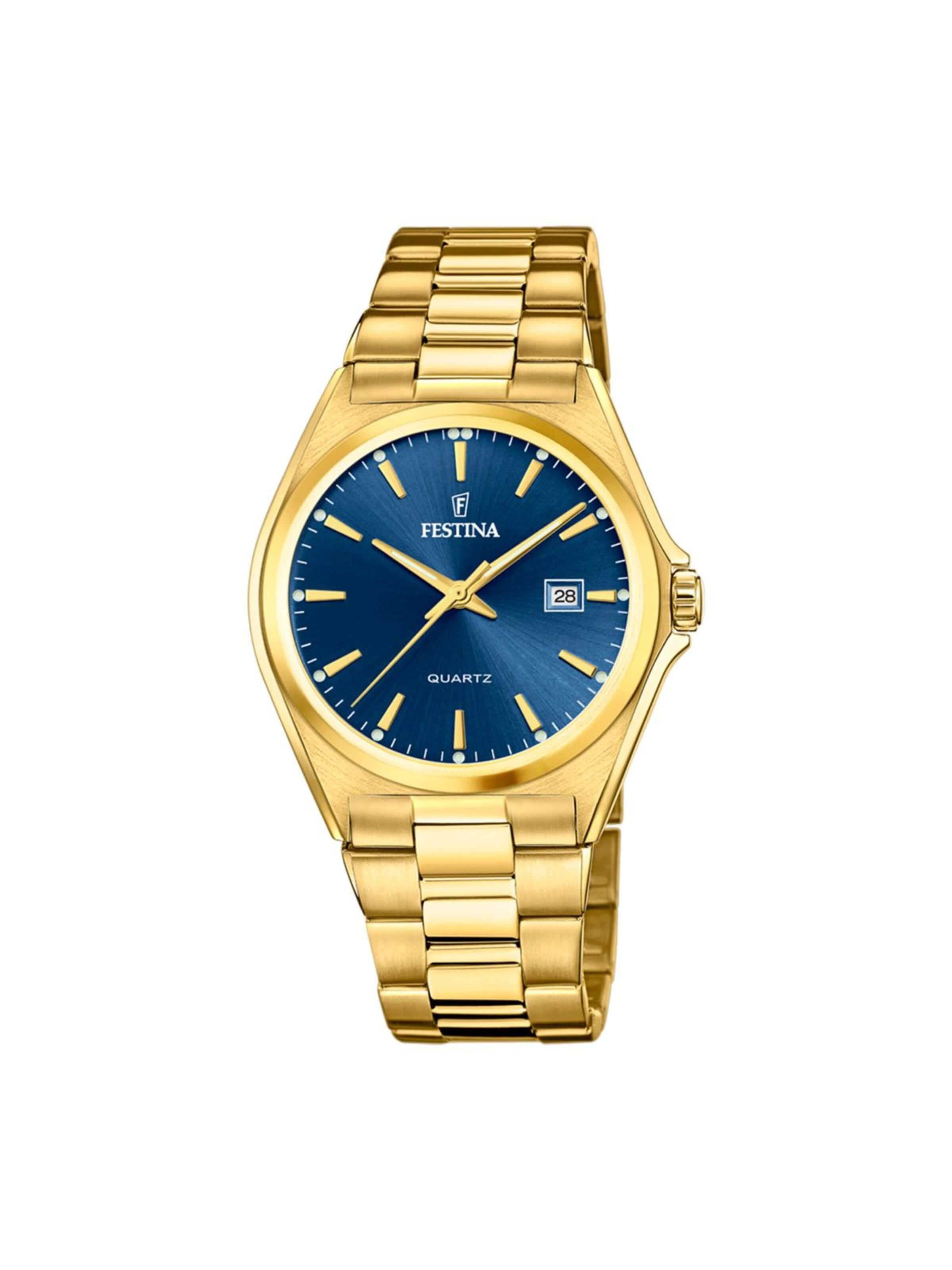 Montre à affichage analogique FESTINA en bleu : devant