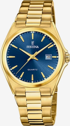 Montre à affichage analogique FESTINA en bleu : devant