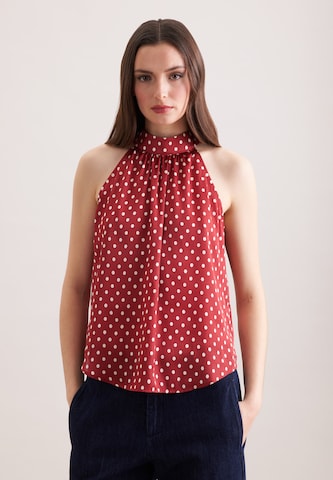 SEIDENSTICKER Bluse in Rot: Vorderseite