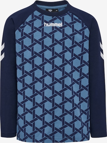 Hummel Shirt in Blauw: voorkant