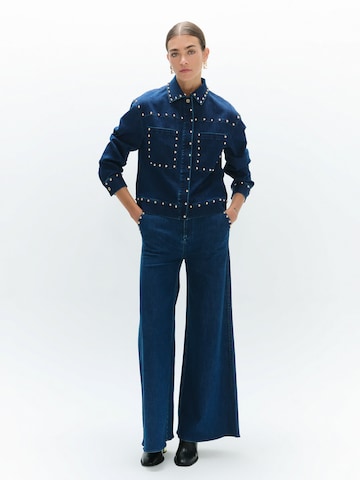 Veste mi-saison Lola Casademunt en bleu : devant