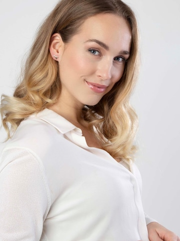 Lucardi Ohrringe 'Klassisch' in Gold: Vorderseite