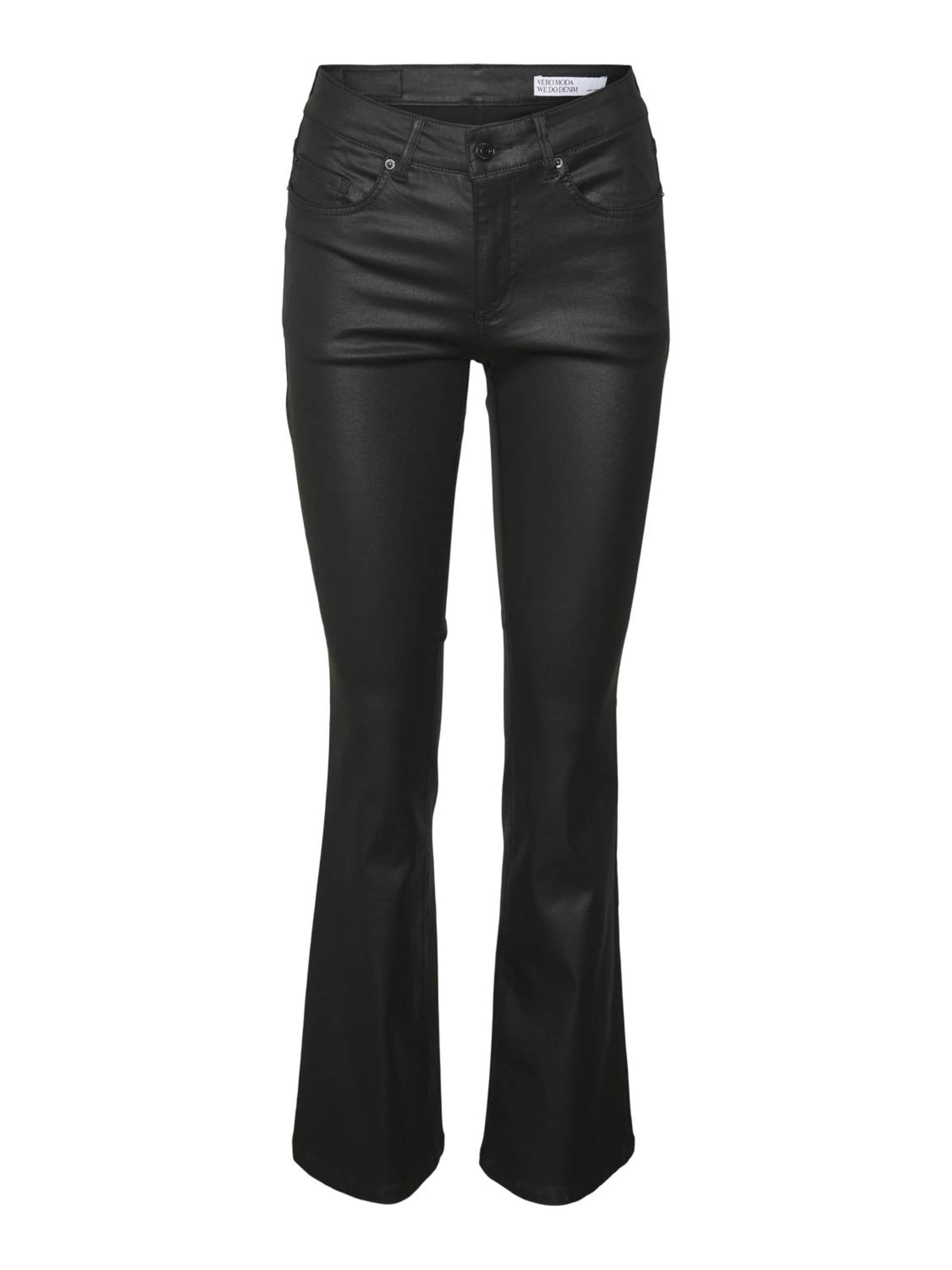 VERO MODA Flared Jeans 'Flash' i sort: forside