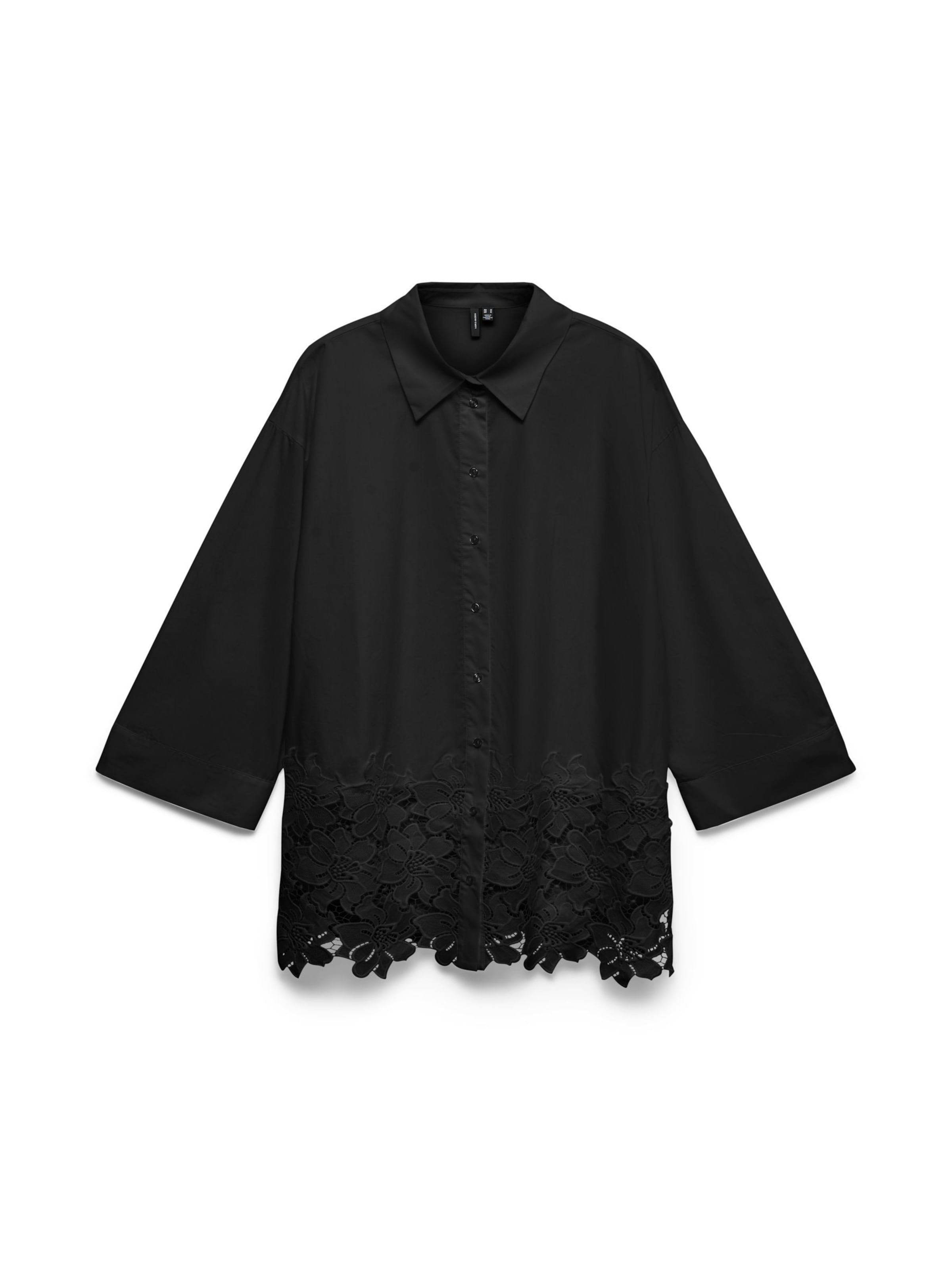 Vero Moda Curve Bluse 'VMCRitta' in 5XL in schwarz, Produktansicht