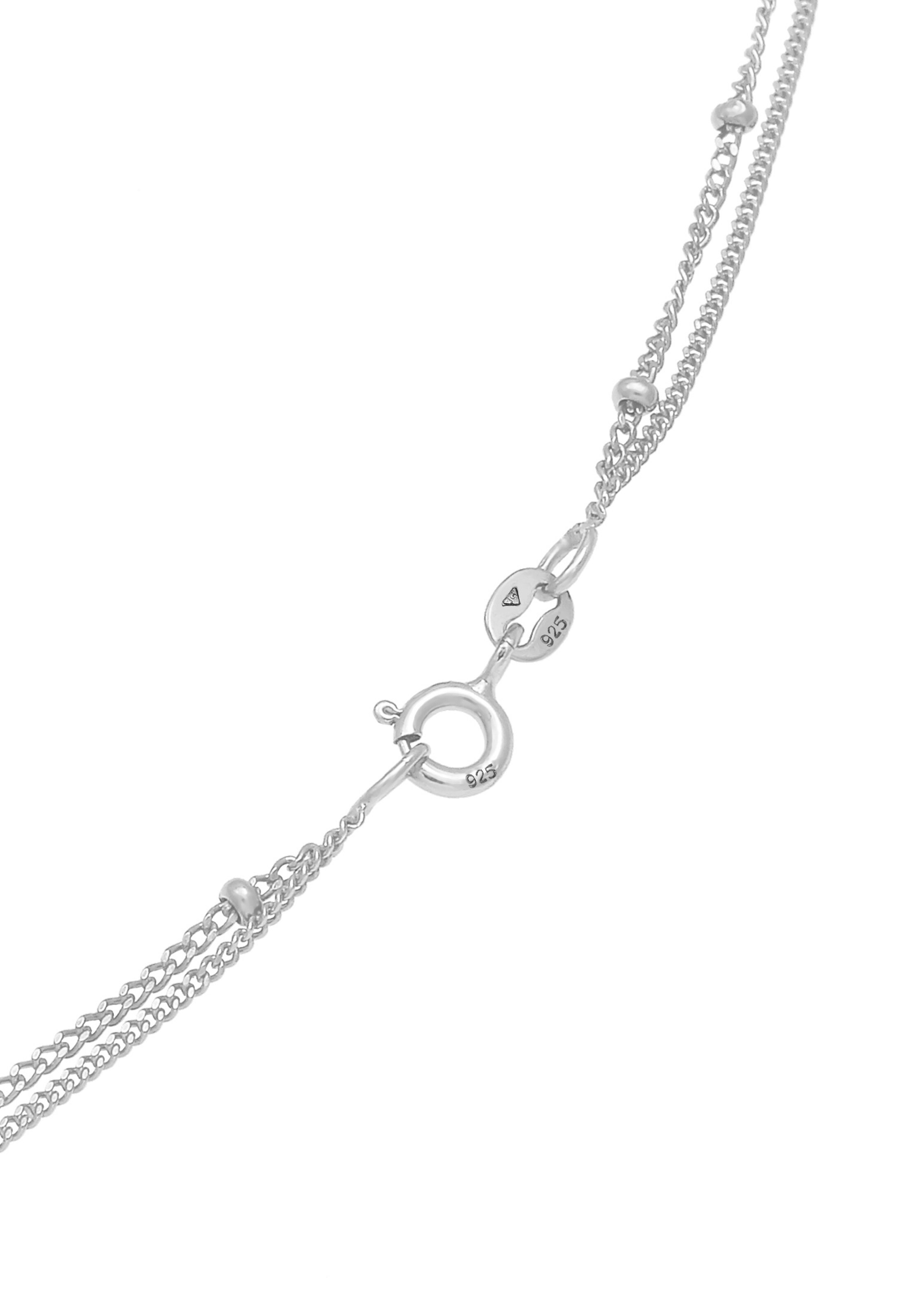 ELLI Halsband 'Layer' i silver
