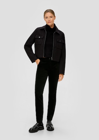 Coupe slim Pantalon s.Oliver en noir