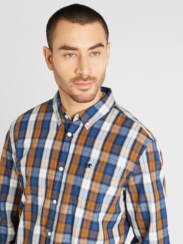 MUSTANG Regular fit Overhemd in Blauw