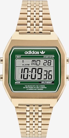 ADIDAS ORIGINALS Digitaal horloge in Goud: voorkant