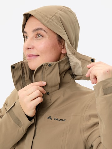 VAUDE Outdoor jacket 'Skomer' in Beige