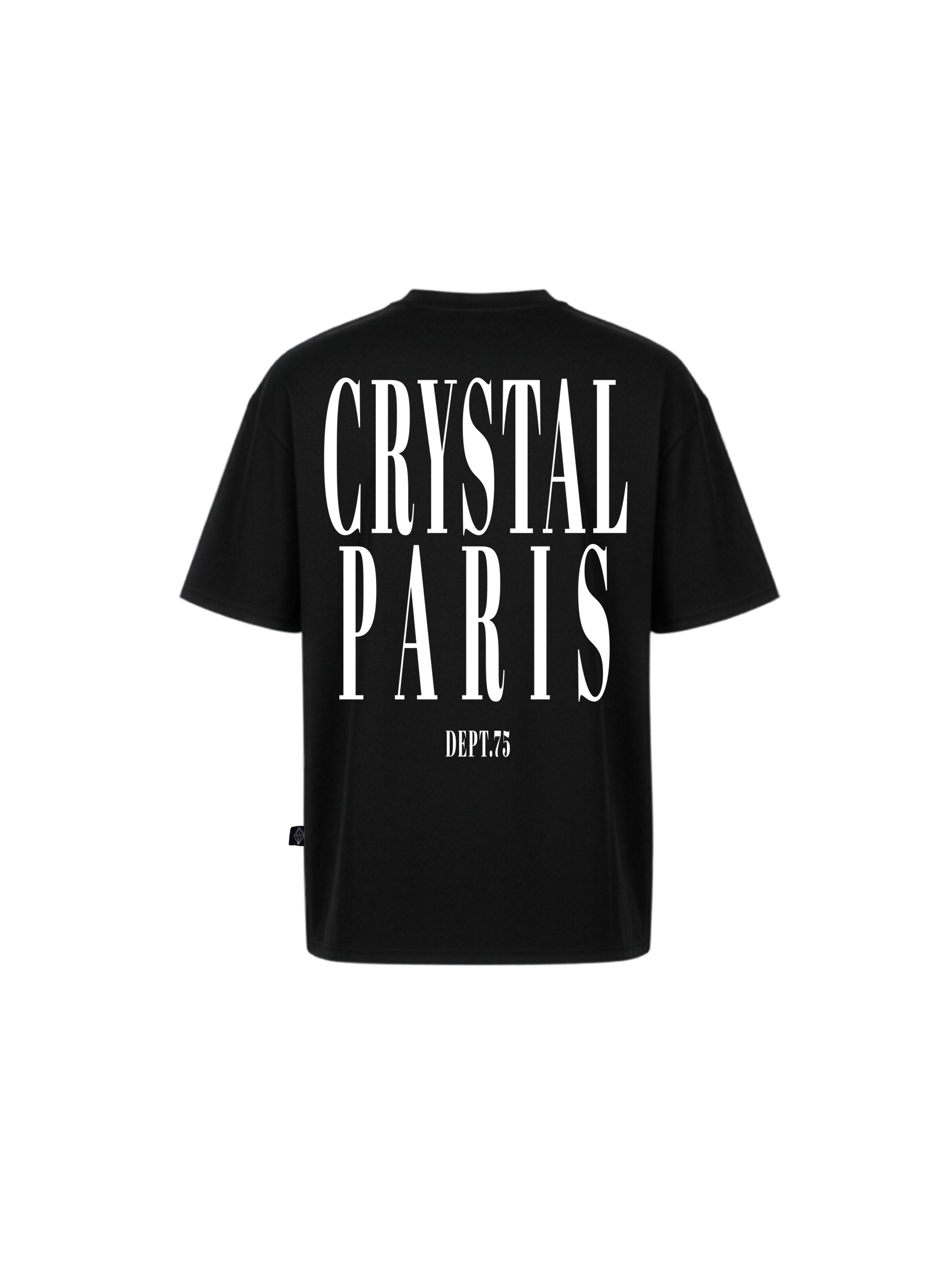 Crystal Paris Shirt 'Face' in Zwart