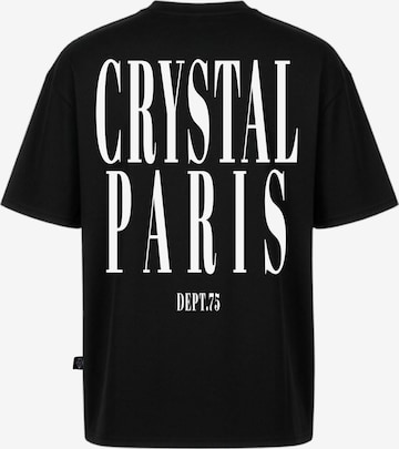 Crystal Paris Shirt 'Face' in Black: front