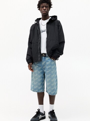 Veste mi-saison Pull&Bear en noir