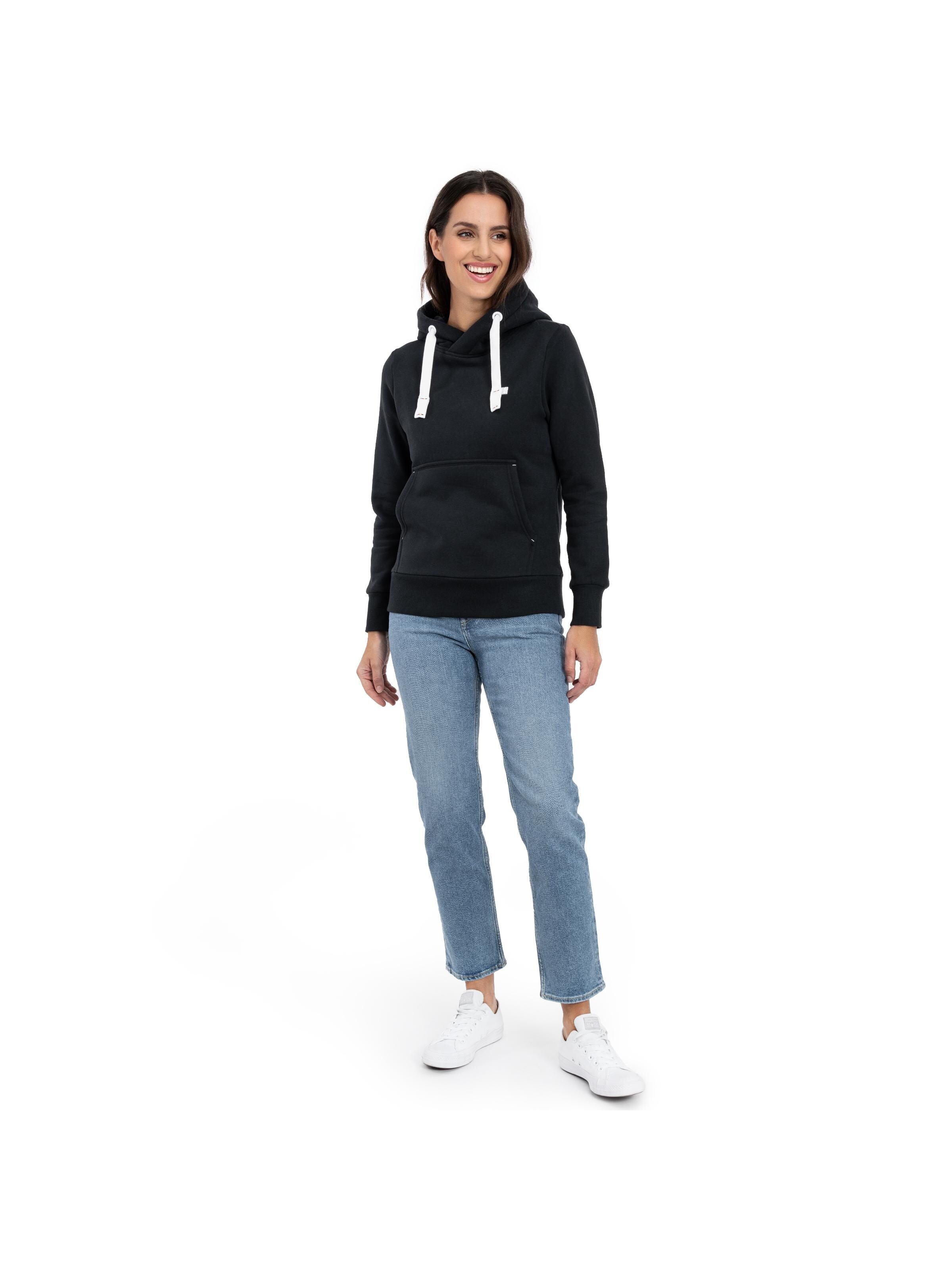 deproc Sweatshirt 'HildaCMYK II WMN' in Black