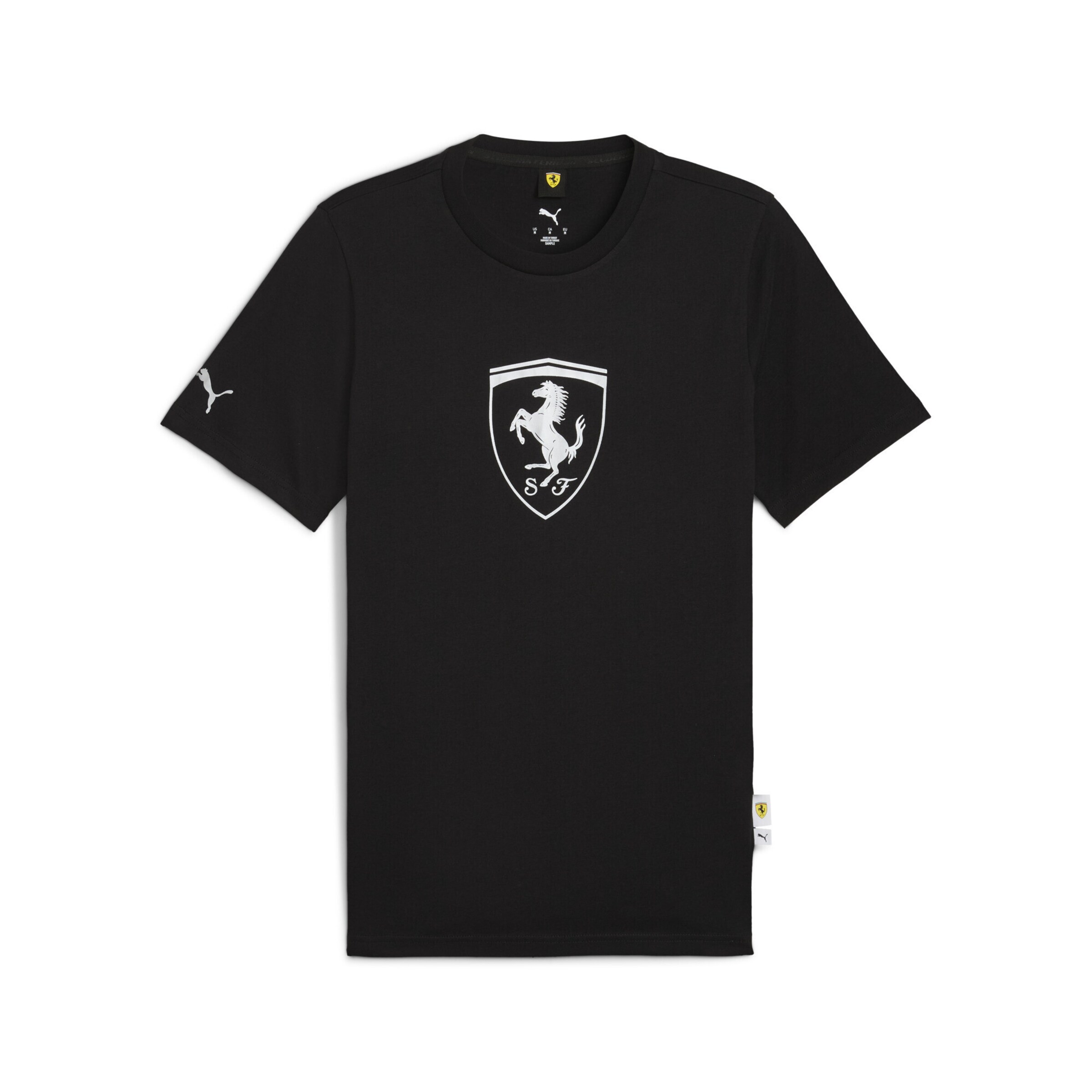 PUMA Functioneel shirt 'Scuderia Ferrari' in Zwart: voorkant