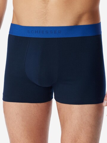 SCHIESSER - Calzoncillo boxer '95/5 Cotton' en azul