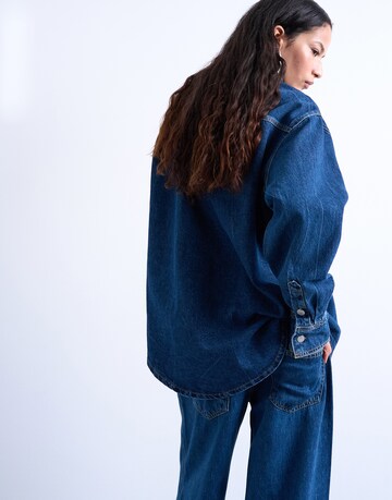 TOPSHOP Демисезонная куртка 'MADISON' в Синий