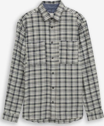 Regular fit Camicia di TOM TAILOR in verde: frontale