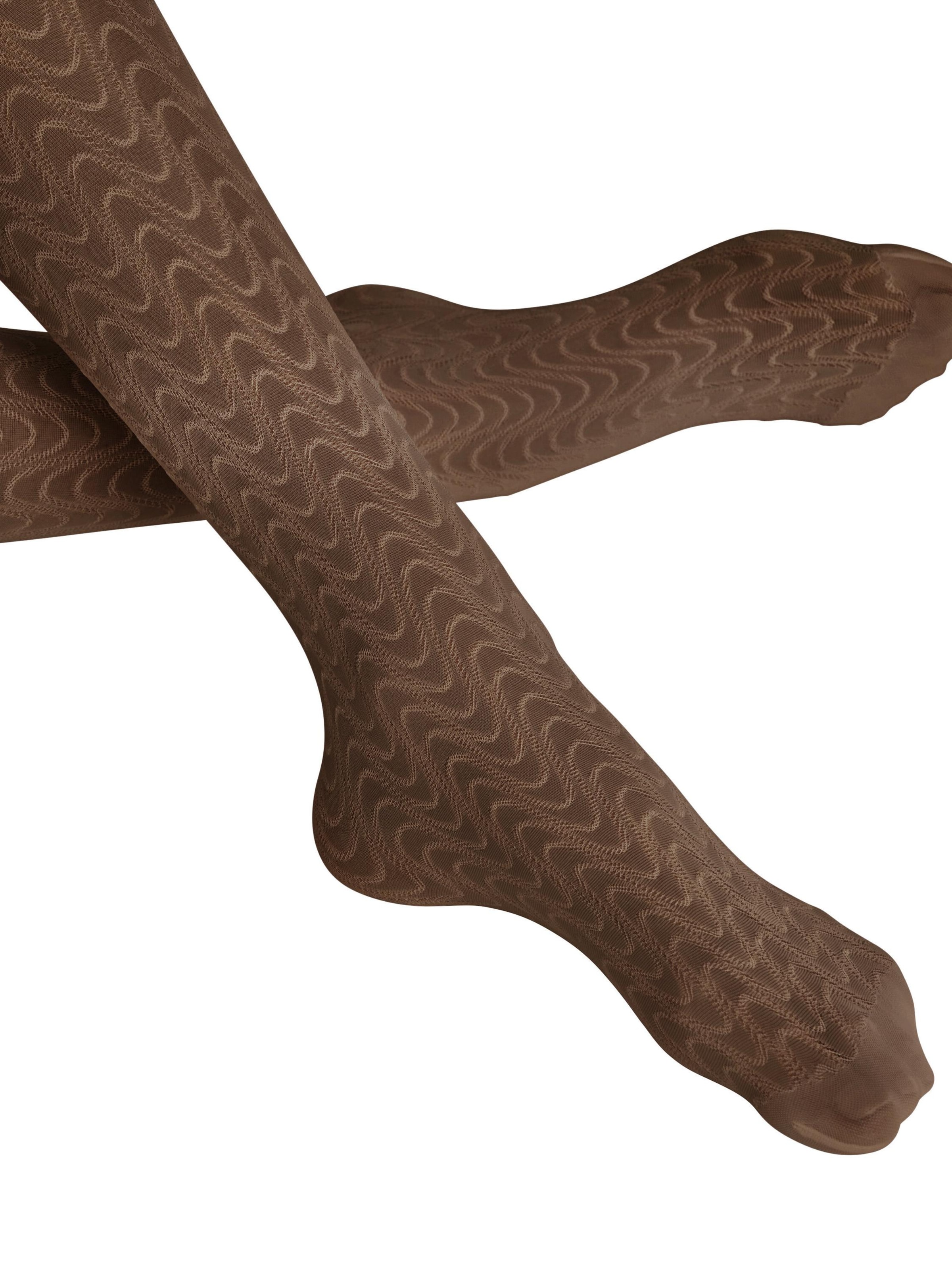FALKE Tights 'Mystical Wave' in Black