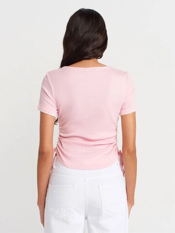 Dilvin Shirt 'T-Shirts' in Pink