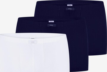 Mey Boxershorts 'Network' in Blau: Vorderseite
