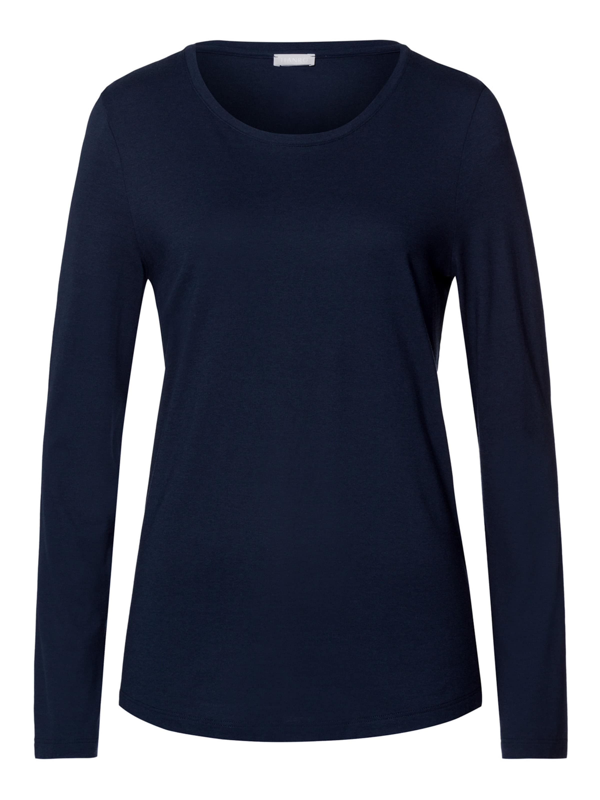 Hanro - Camisa ' Sleep & Lounge ' em azul: frente