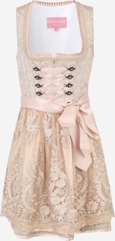 oranžinė Krüger Madl Dirndlis: priekis