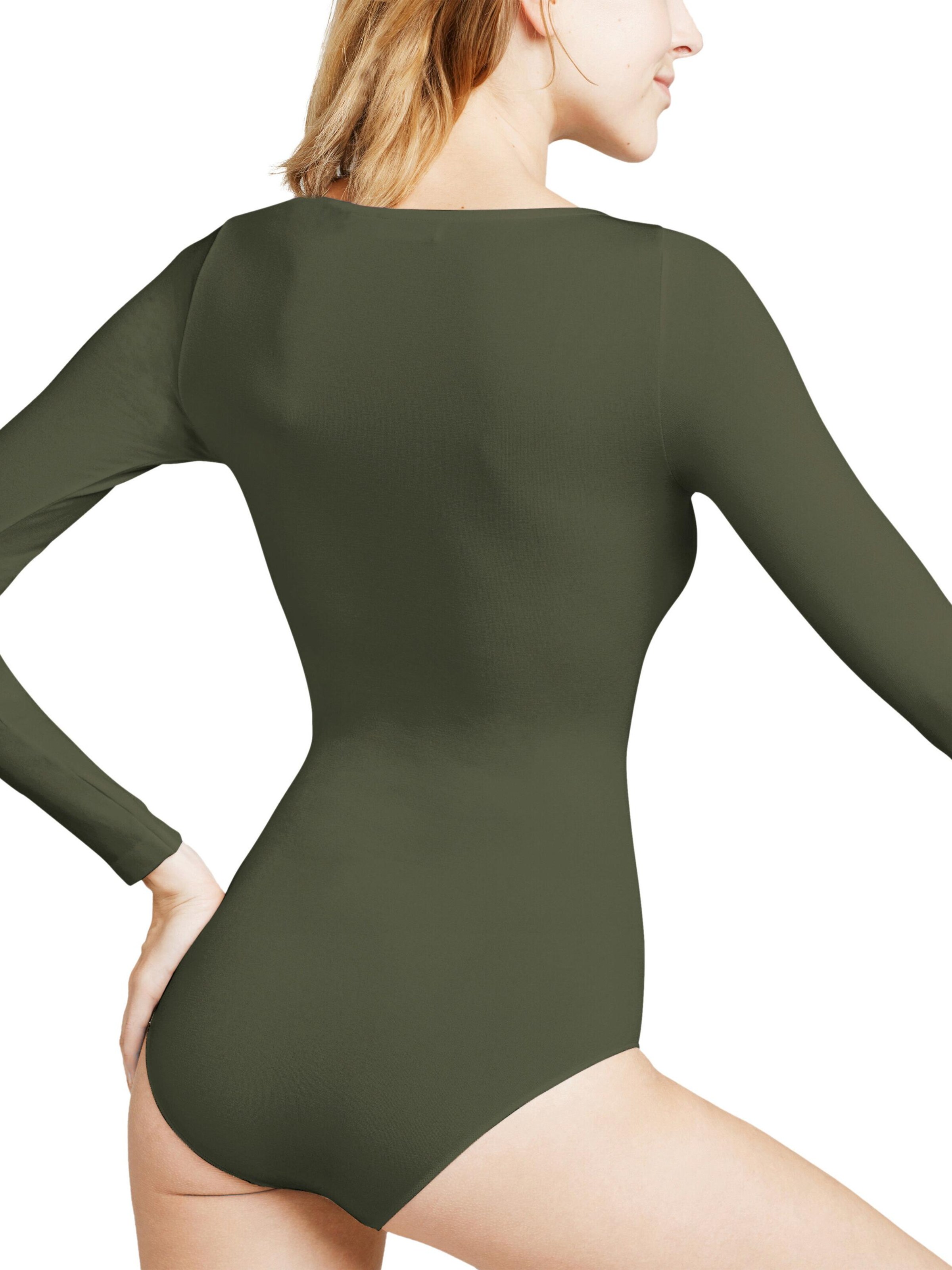 FALKE Body 'Fine Cotton'‌‌‌ in Grün