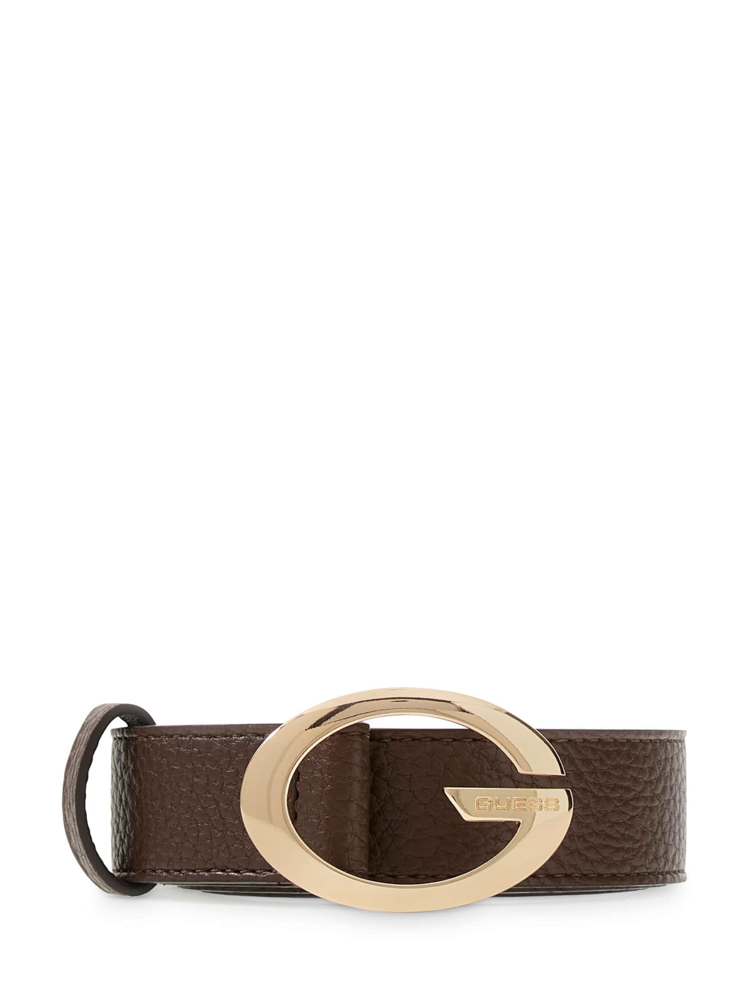 GUESS Belt 'Camden' in Brown: front
