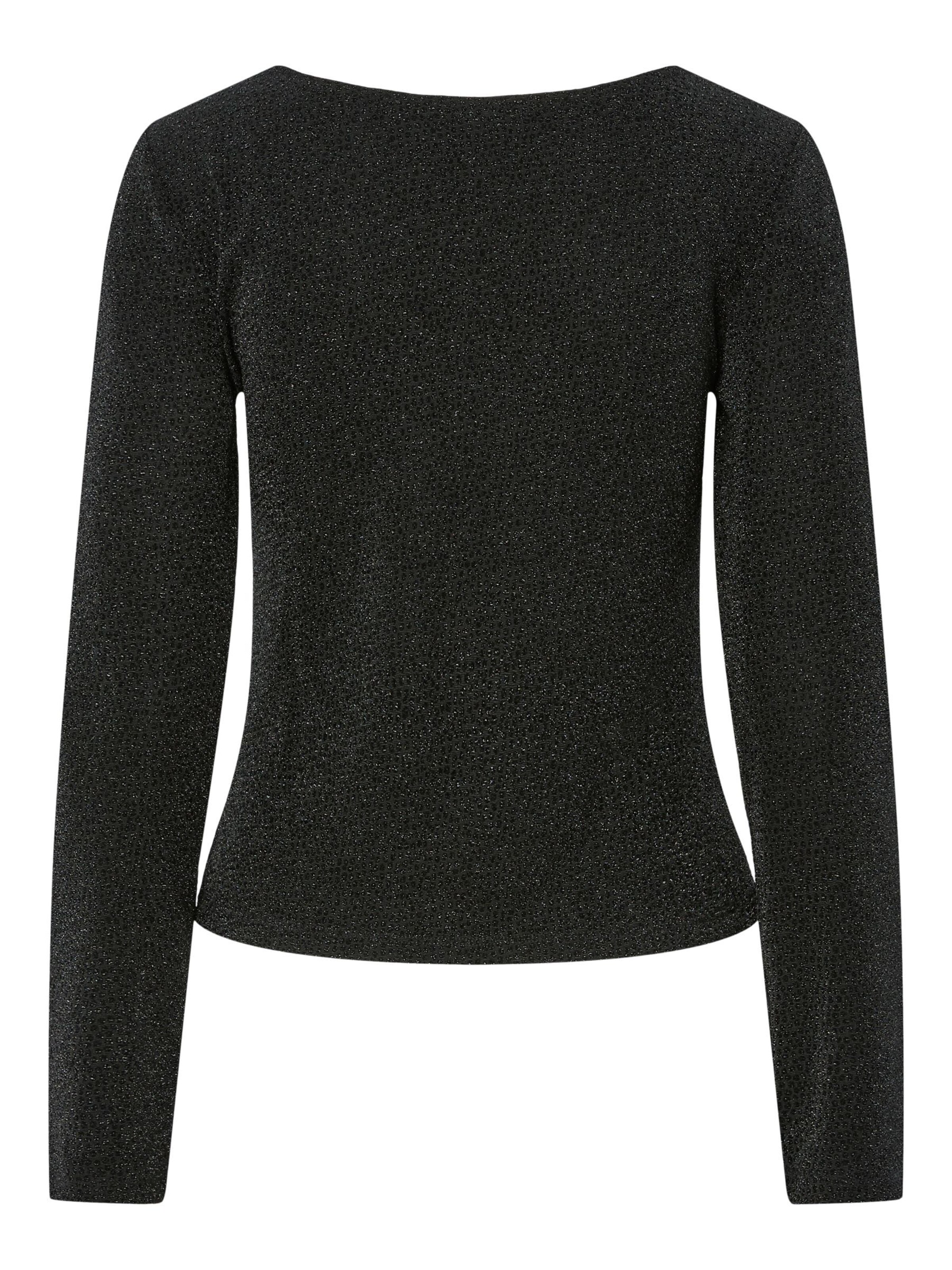 PIECES Shirt in Zwart