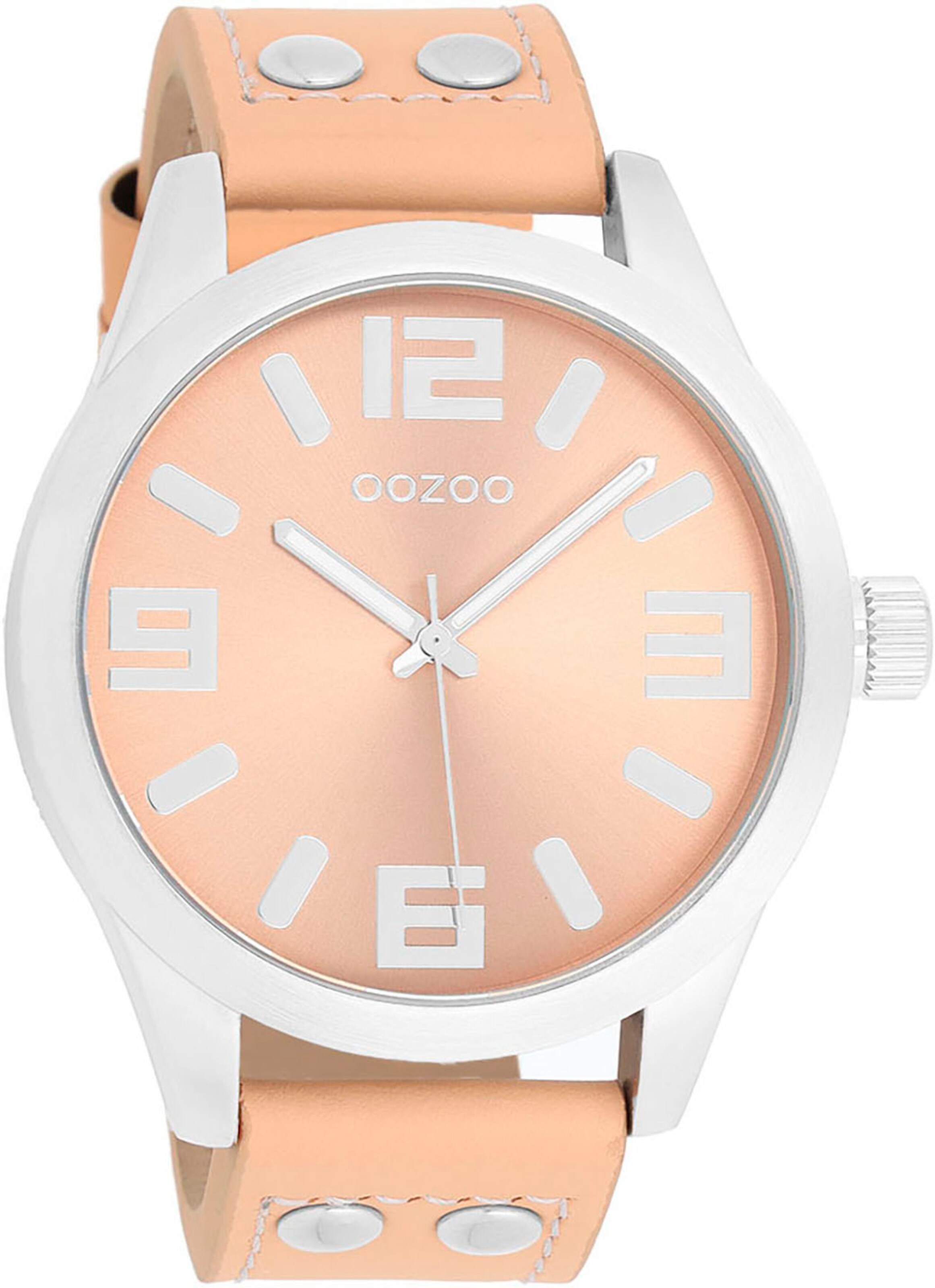OOZOO Analog Watch in Orange: front