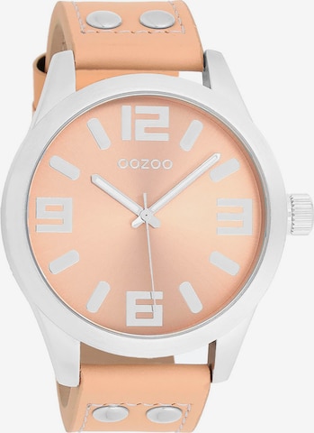 OOZOO Analog Watch in Orange: front