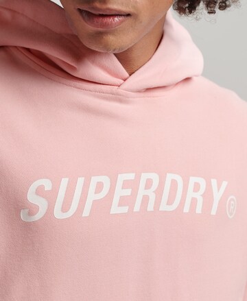 Superdry Athletic Sweatshirt 'Core Sport' in Pink