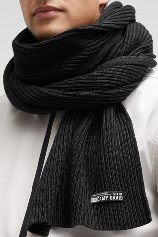 CAMP DAVID Scarf in Black
