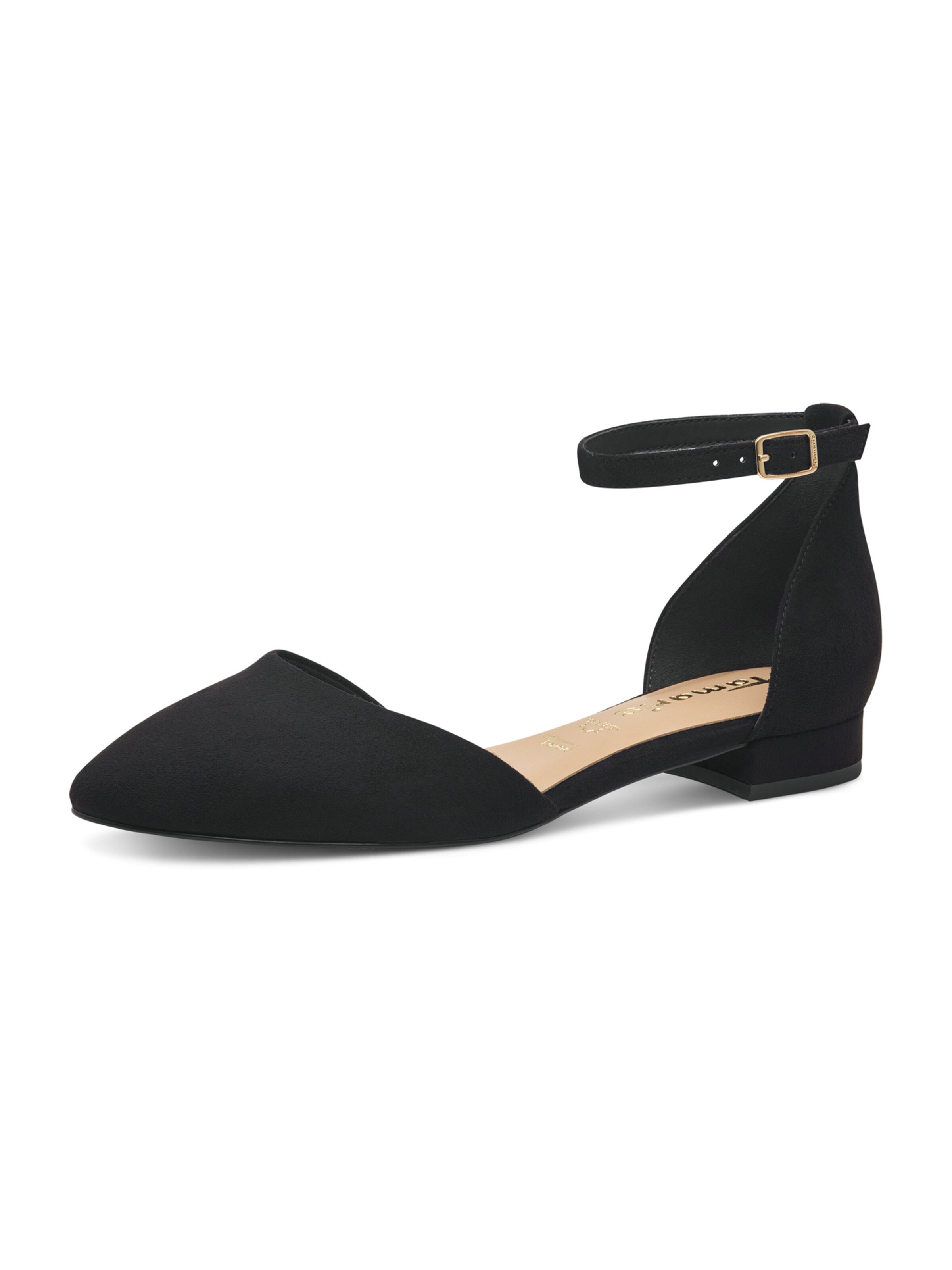 Ballerina con cinturino di Tamaris in nero: frontale