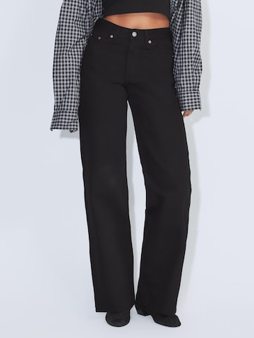 Dr. Denim Regular Jeans 'Echo High Straight' in Black