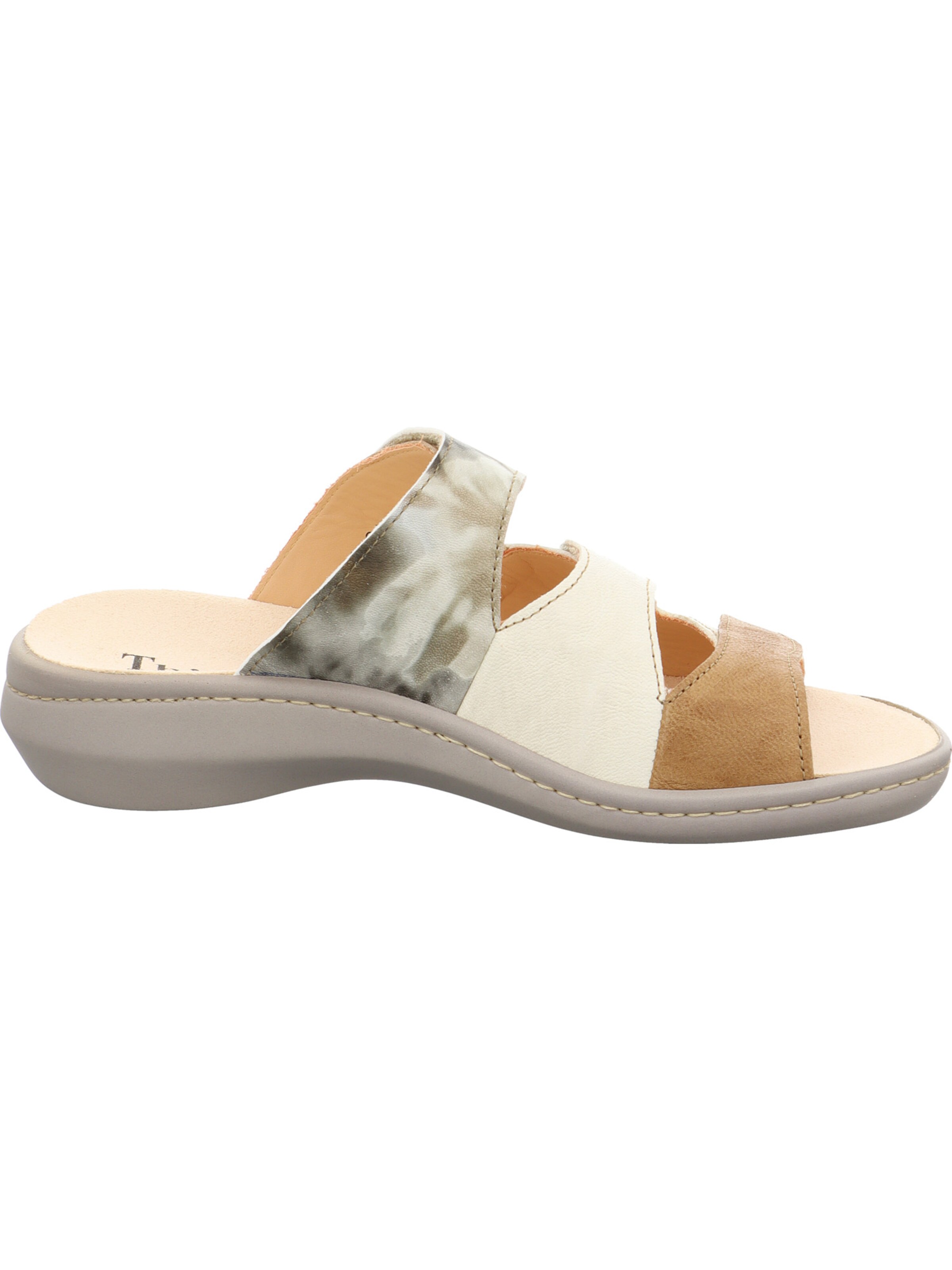 THINK! Pantolette 'CAMILLA' in Beige