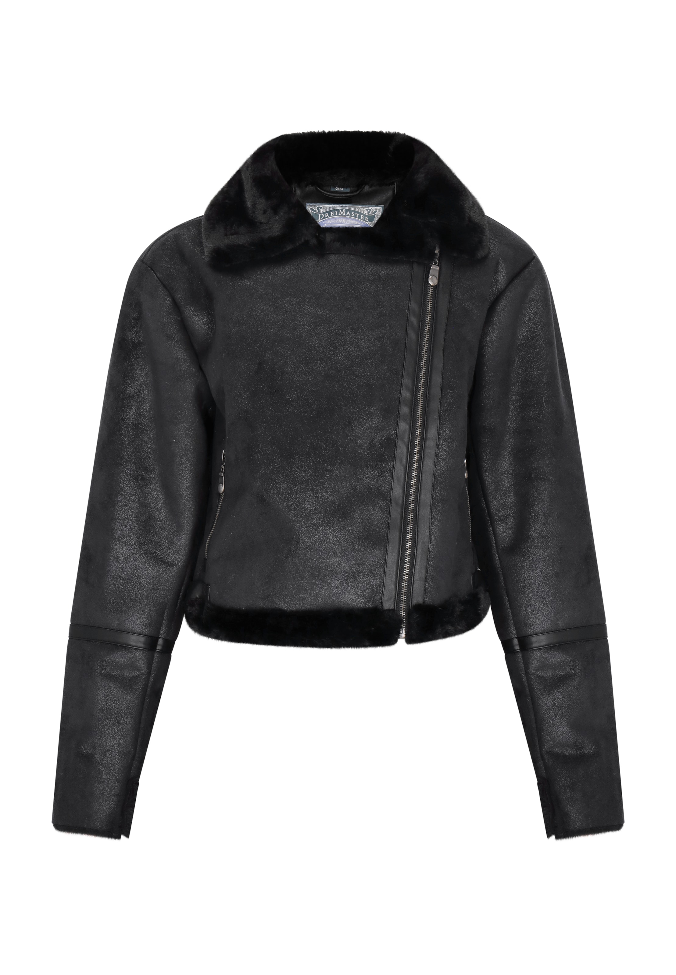 DreiMaster Vintage Välikausitakki värissä musta: etupuoli