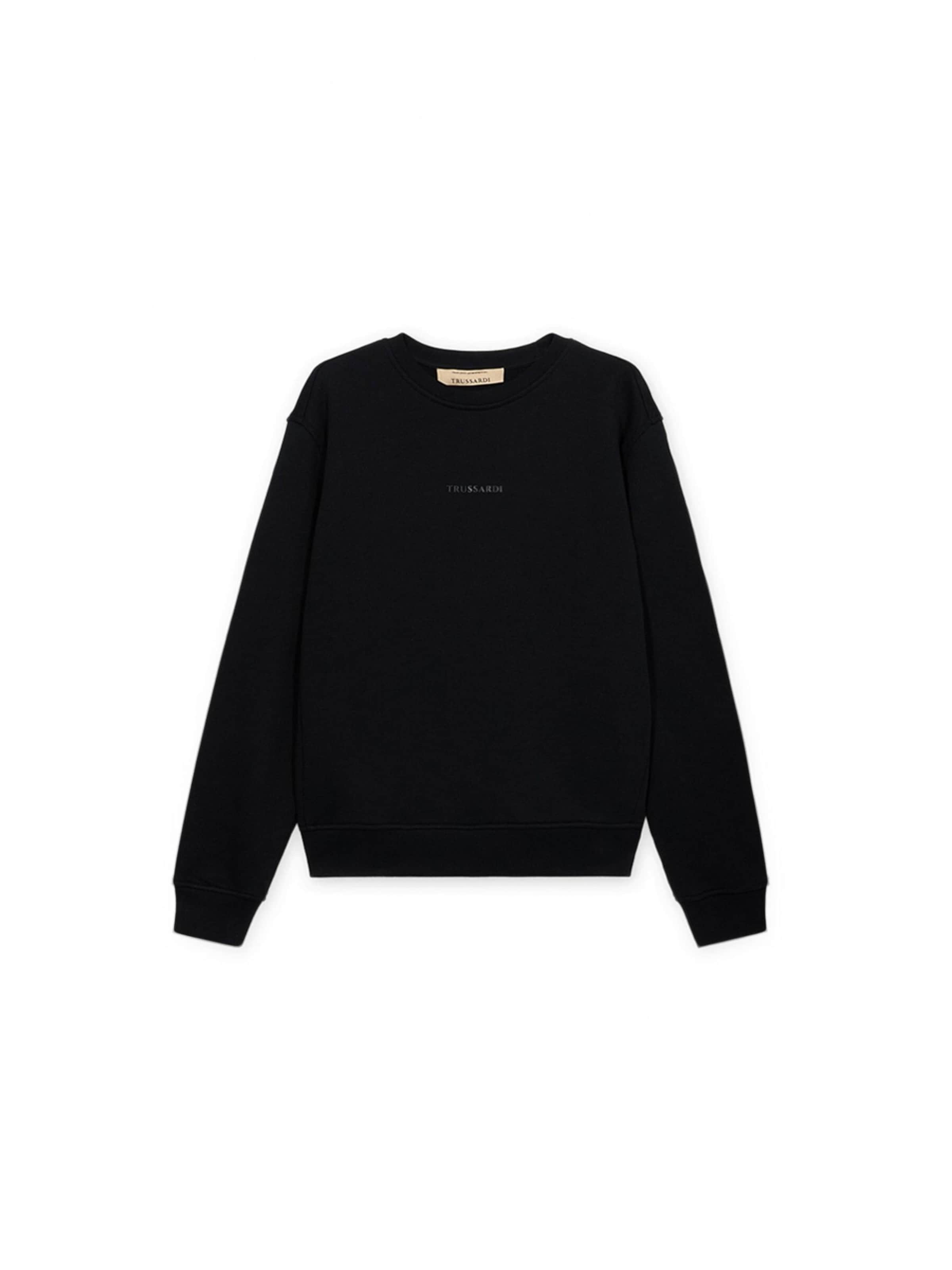 Trussardi Sweatshirt‌‌‌‌‌ in Schwarz: Vorderseite