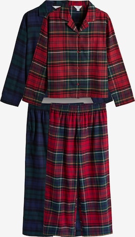 žalia The Set Ilga pižama: priekis