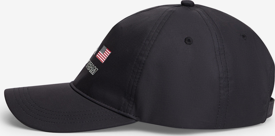 Șapcă 'SAILGP' de la TOMMY HILFIGER pe negru: față