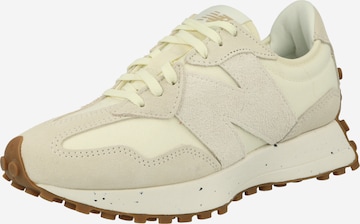 Baskets basses '327' new balance en beige : devant