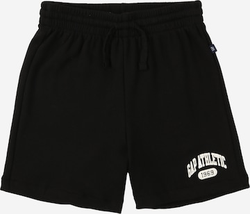 Pantaloni de la GAP pe negru: față