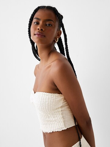 Bershka Top in Beige