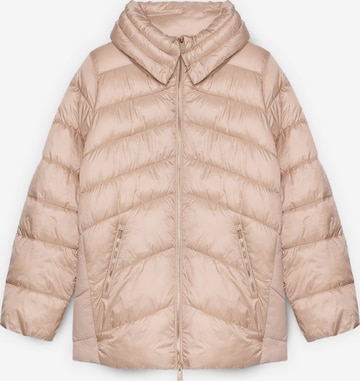 Giacca invernale di Fiorella Rubino in beige: frontale