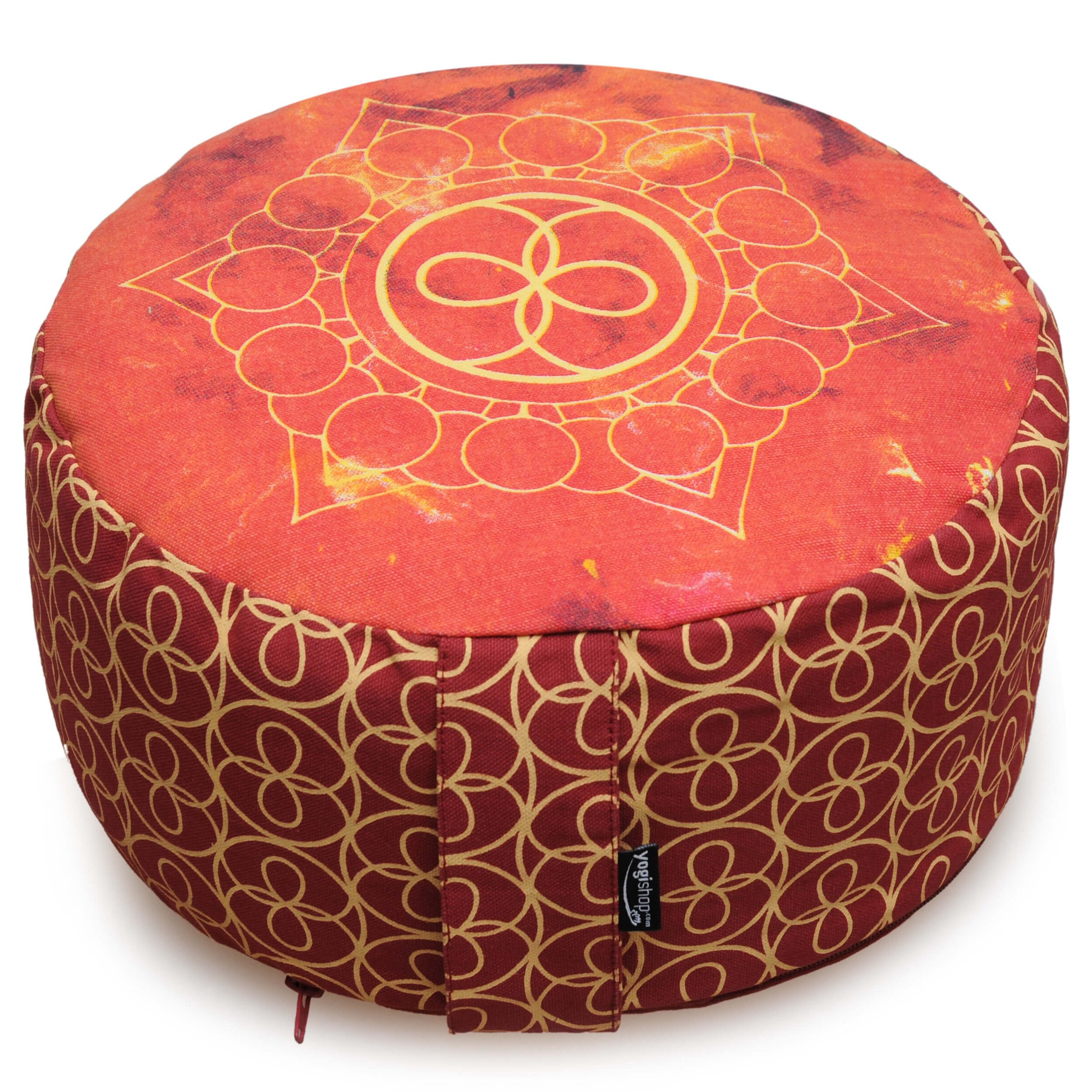 Yogishop Pillow in Orange: front
