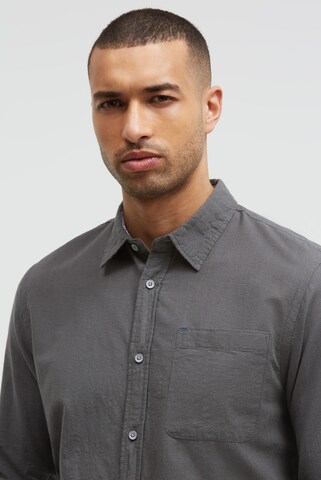 CMPD Slim fit Button Up Shirt in Grey